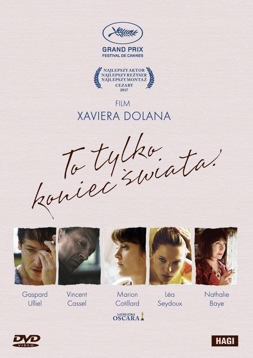 TO TYLKO KONIEC ŚWIATA DVD, XAVIER DOLAN