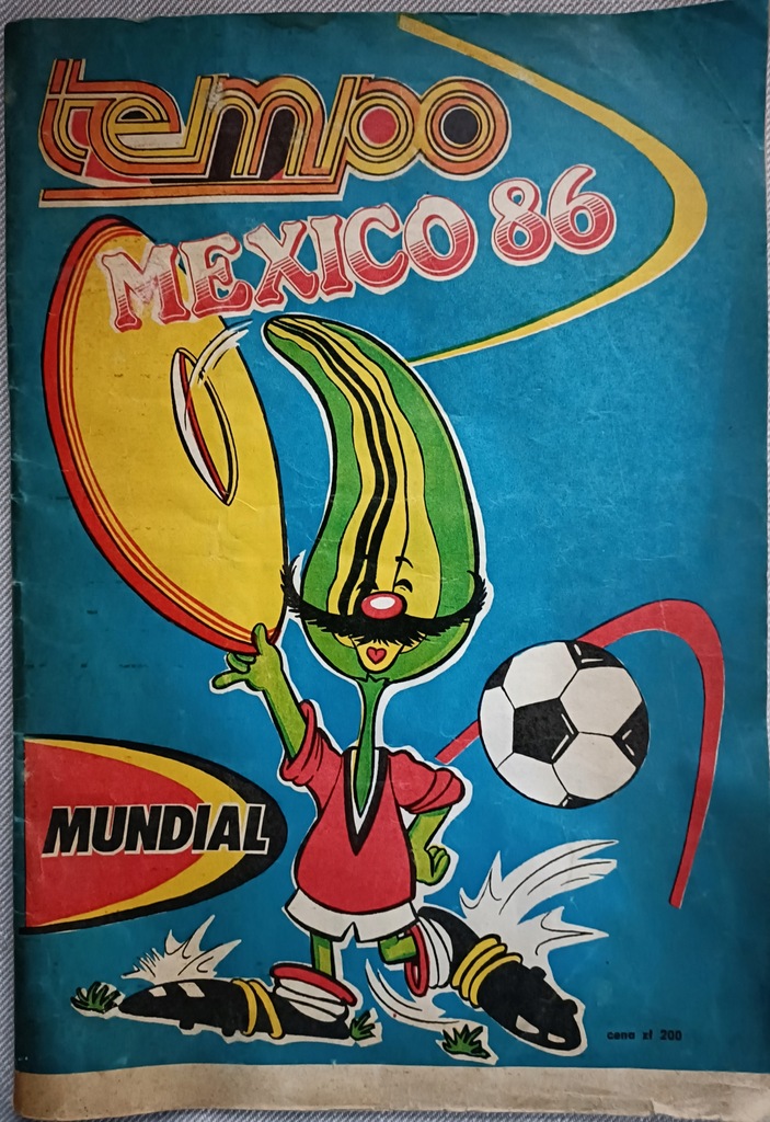 gazeta Tempo Mundial 1986 wydanie specjalne kolor!