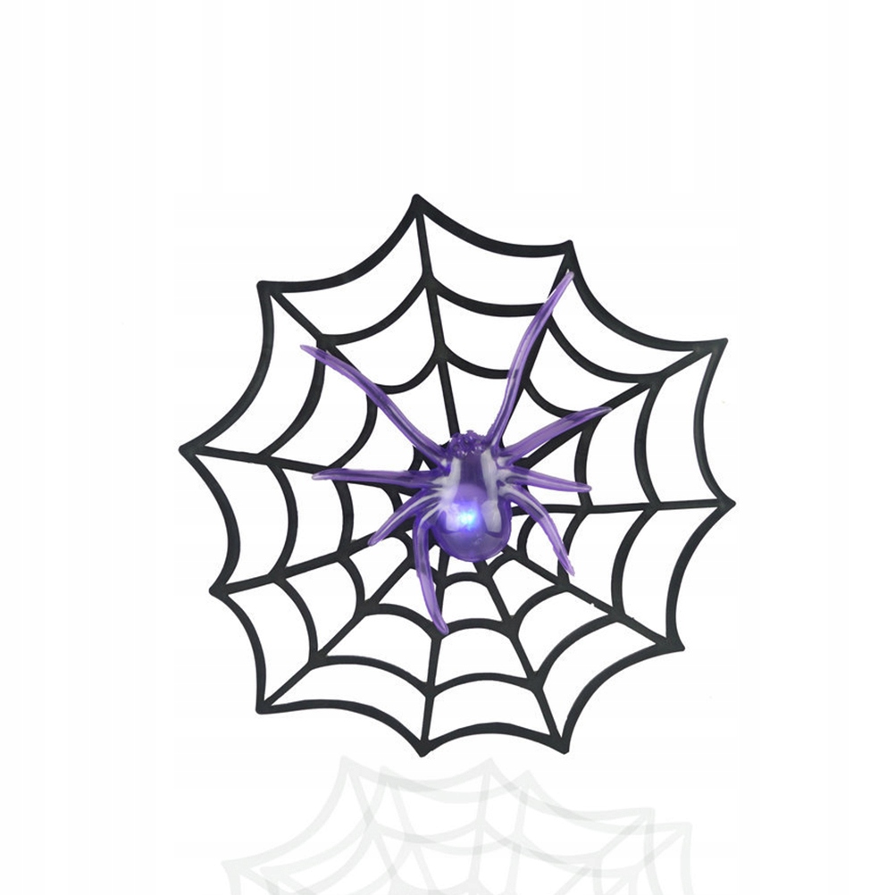 3szt Halloween Luminous Spider Web Horror