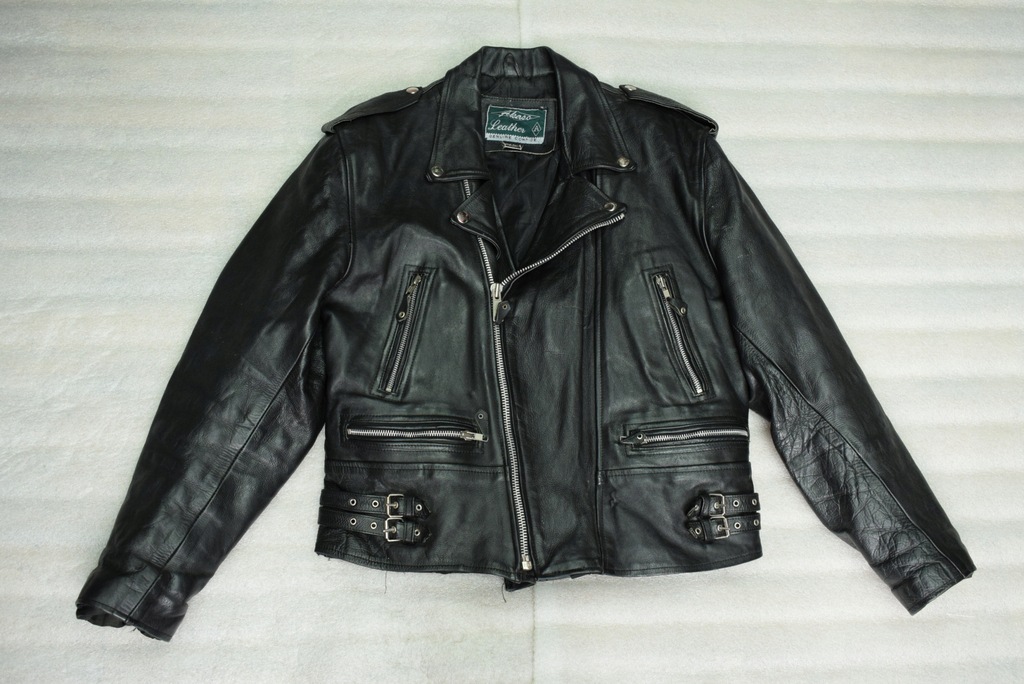 AKASO LEATHER MOTOR JACKET Ramoneska r. 42 S/M'.