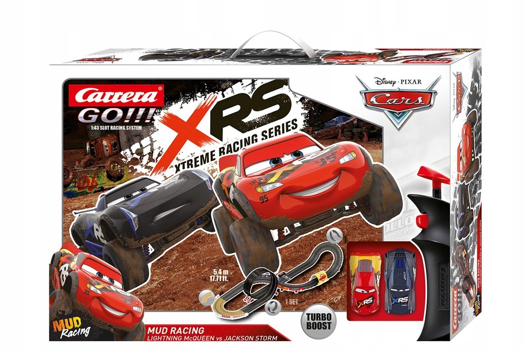 Carrera GO Disney Auta Cars Mud Racing zestaw