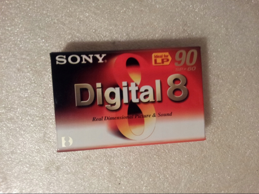 kaseta taśma Digital 8 SONY - 8mm - 60/90min