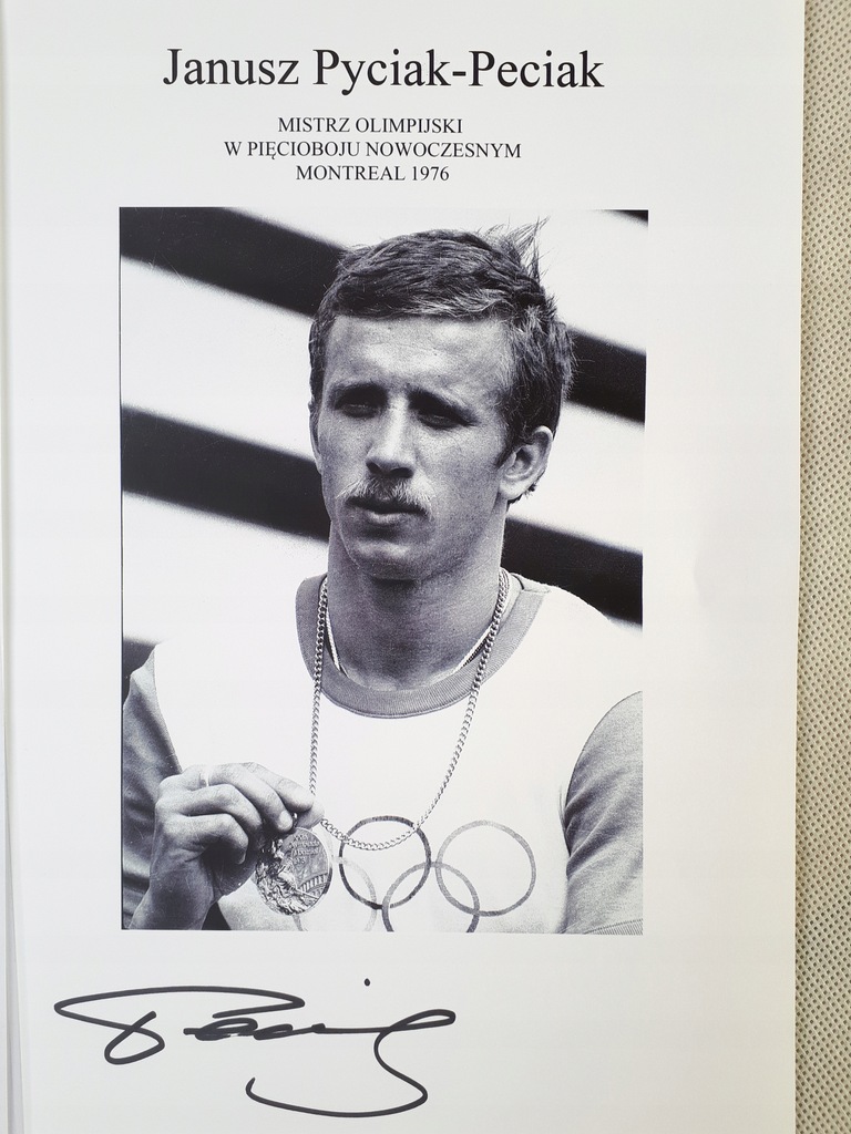 JANUSZ PYCIAKPECIAK ZDJĘCIA MISTRZA Z AUTOGRAFEM 12022893515