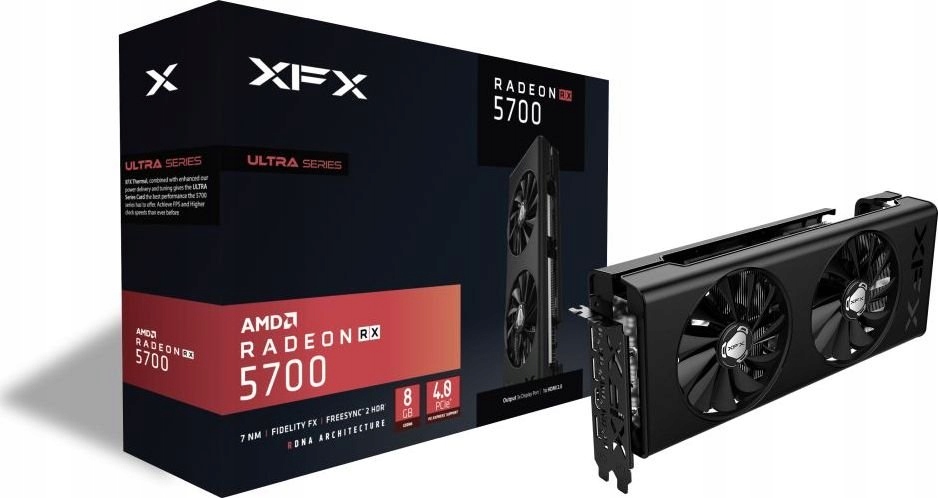 Купить XFX Radeon RX 5700 BoostUp Ultra 8 ГБ GDDR6 DP HDMI: отзывы, фото, характеристики в интерне-магазине Aredi.ru