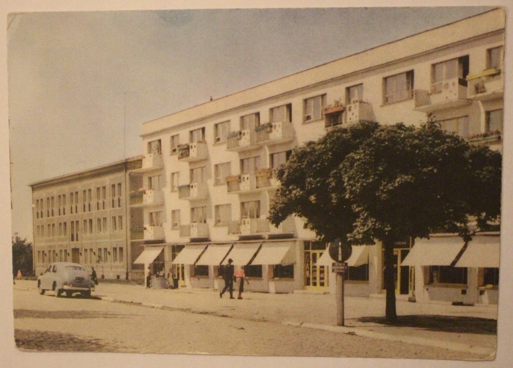 ŁOMŻA. Fragment miasta, CZYSTA, 1964 rok