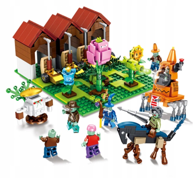 Plants vs Zombies klocki zestaw 705el.