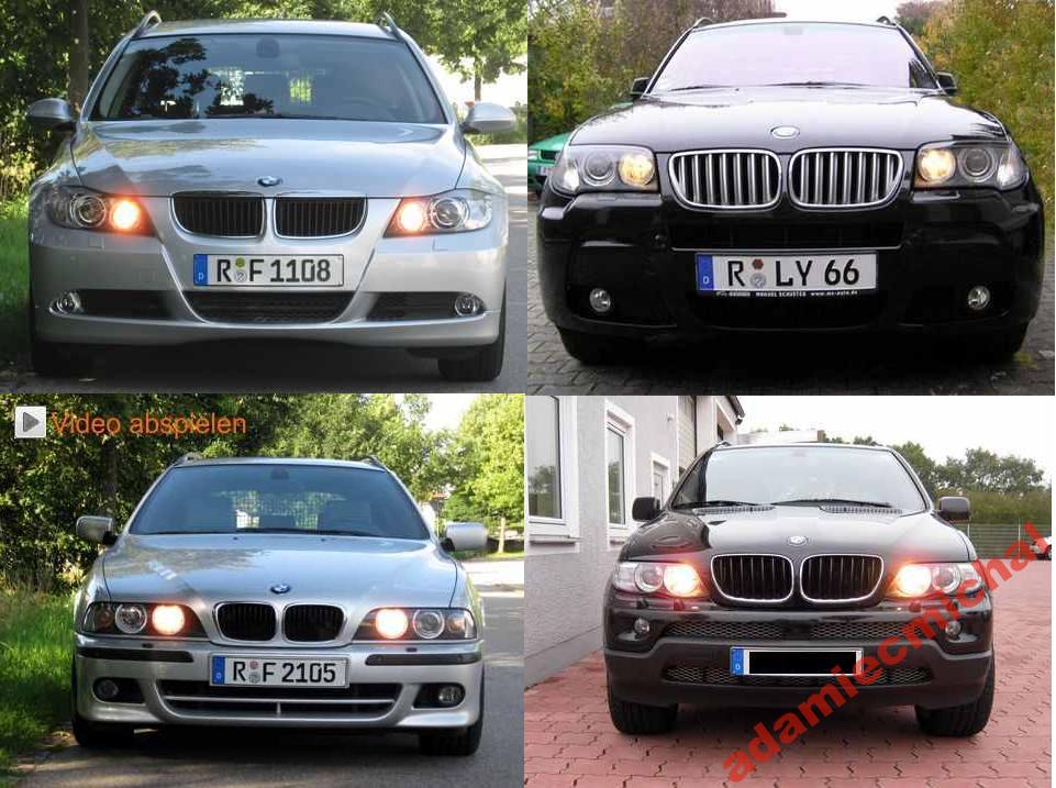 ŚWIATŁA DZIENNE BMW E46 E39 E38 E90 E60 61 X5 DRL