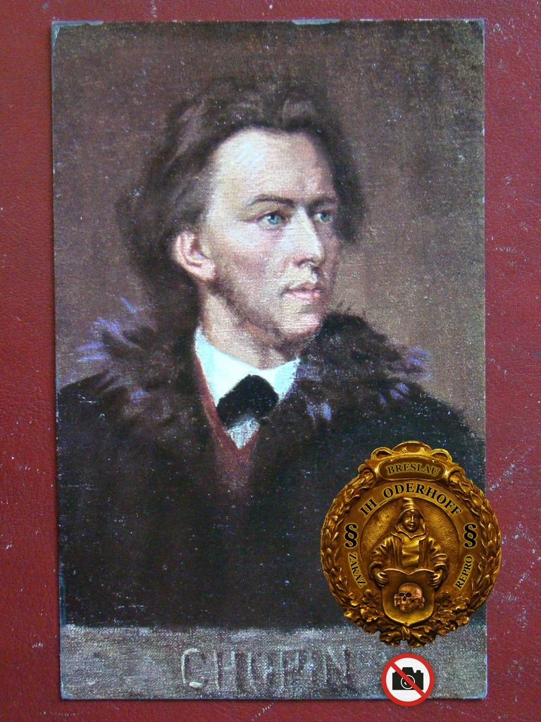 Fryderyk Chopin ca.1900 Verlag USA+Vien,Lux D593