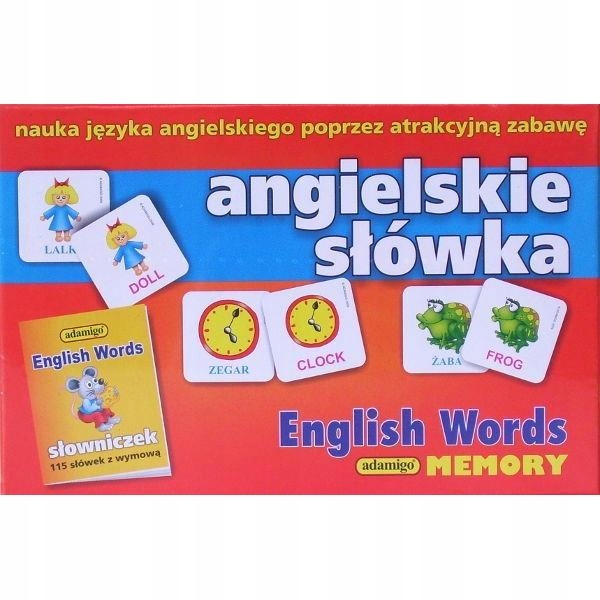 Adamigo Gra Memory Angielskie Słówka G-5628