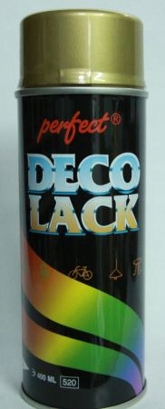 Lakier dekoracyjny złoty spray 400ml DECO LACK