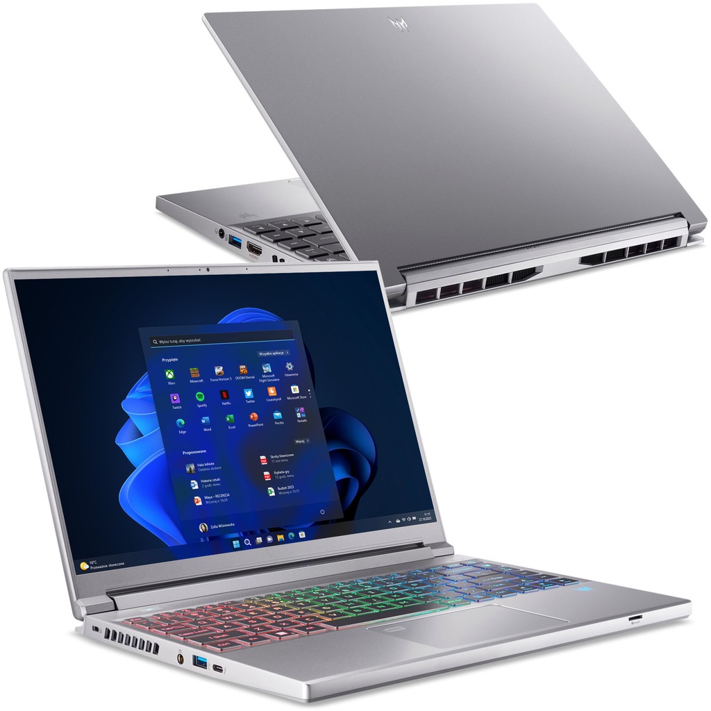 Laptop Acer Predator Triton 14 " Intel Core i7 16 GB / 1000 GB