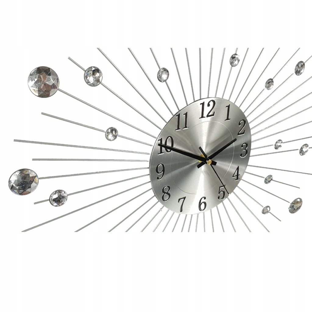 Купить Часы настенные 33см Стильные АЛМАЗНЫЕ КРИСТАЛЛЫ 36ШТ.: отзывы, фото, характеристики в интерне-магазине Aredi.ru
