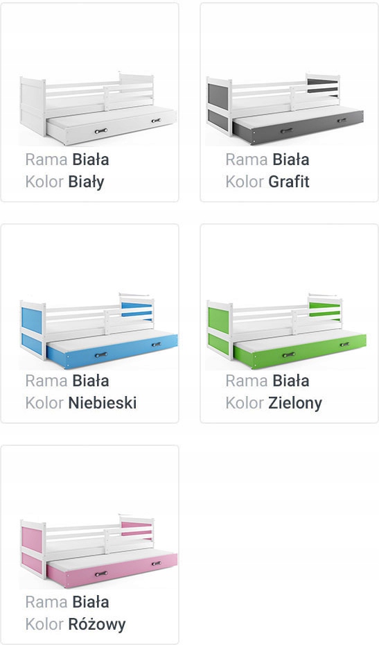 Купить Кровать детская двухъярусная RICO 190х80: отзывы, фото и ...