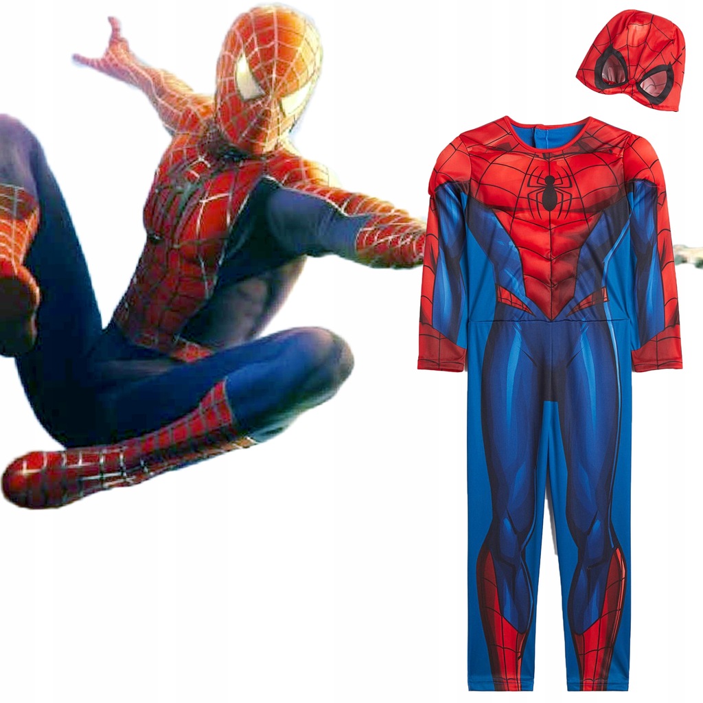 Kostium NA BAL SPIDERMAN H&M 122/128