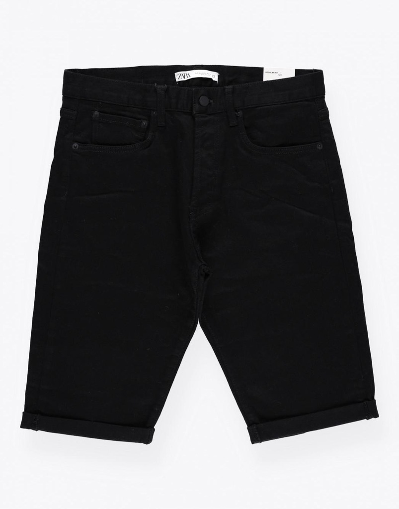 06U088 ZARA MAN__BLT KRÓTKIE SPODENKI JEANS__W31