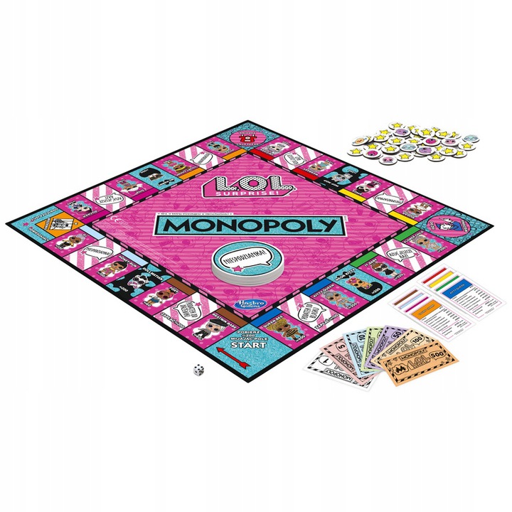 Купить НАСТОЛЬНАЯ ИГРА HASBRO MONOPOLY LOL SURPRISE E7572: отзывы, фото, характеристики в интерне-магазине Aredi.ru