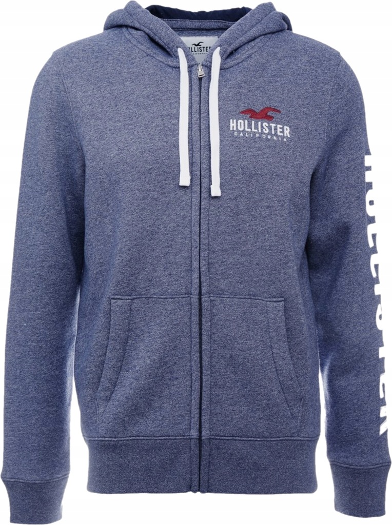 BLUZA MESKA HOLLISTER (z kapturem, rozpinana)