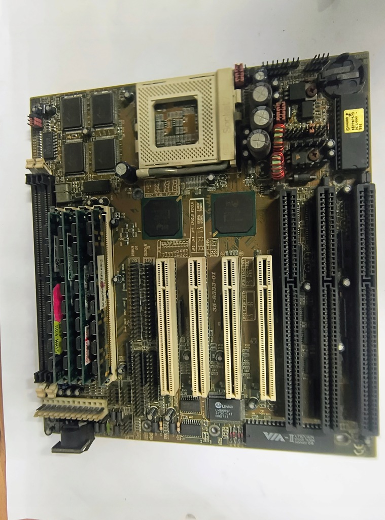 Retro Płyta Główna Aristo Vtech 35-8333-01 + RAM + Karta Sieciowa HP J2573A