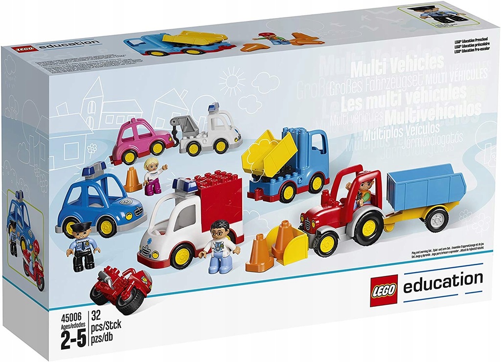 LEGO DUPLO 45006 POJAZDY ZESTAW POJAZDÓW EDUCATION