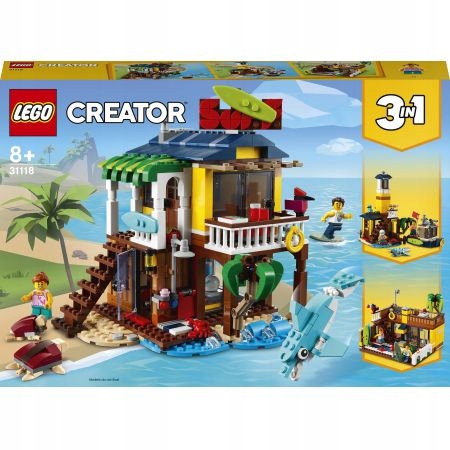 LEGO Domek surferów na plaży 31118