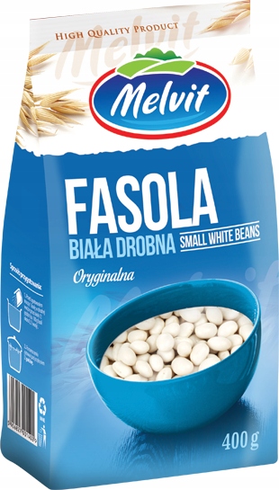 Melvit Fasola biała drobna 400 g