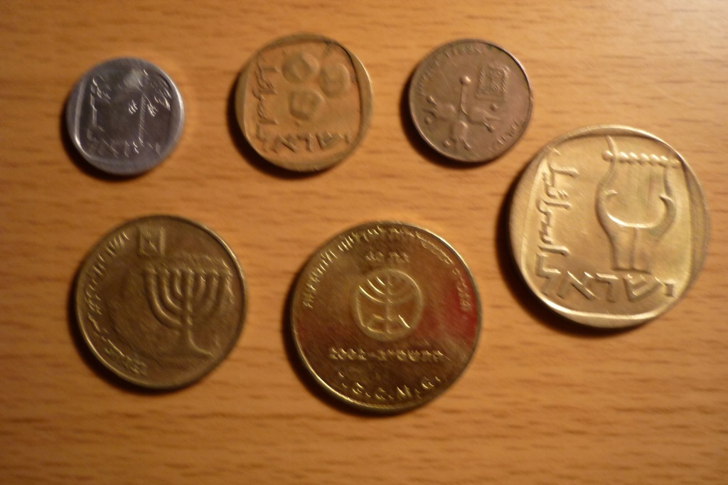 Izrael 1 - 6 monet.