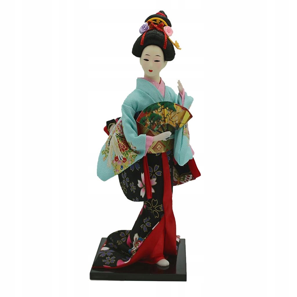 12-calowa japońska wysokość Kimono Vintage