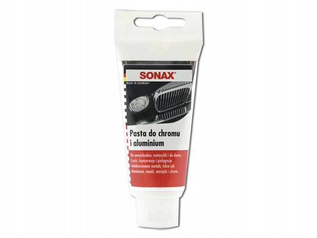 SONAX PASTA DO CHROMU I ALUMINIUM 75ML GLIWICE