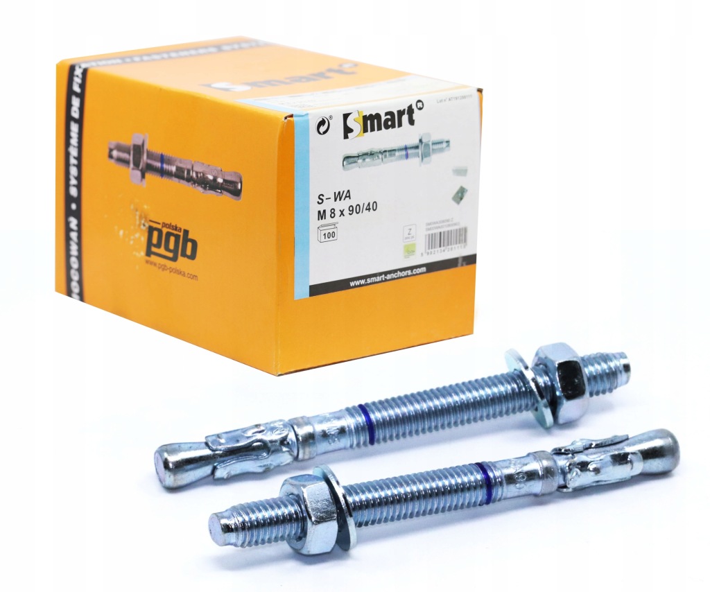 Kotwa stalowa pierścieniowa dybel 12x100 -50 szt