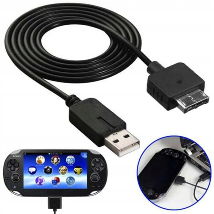 KABEL USB ŁADUJĄCY ŁADOWARKA ZASILAJĄCY TRANSMISJA DANYCH PS VITA PSV 2w1