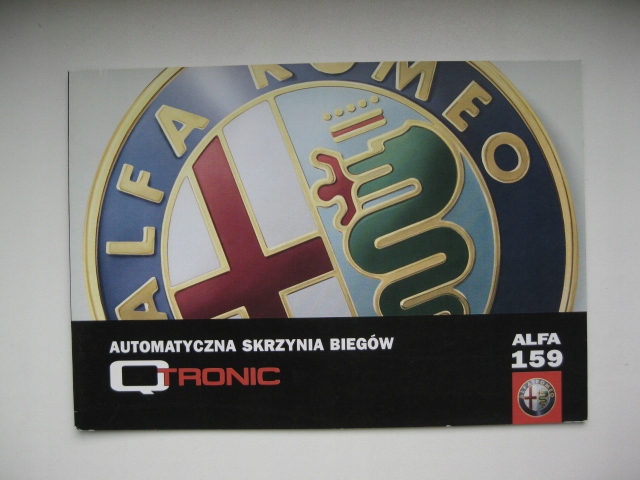 Alfa Romeo 159 QTRONIC Polska instrukcja Alfa 159