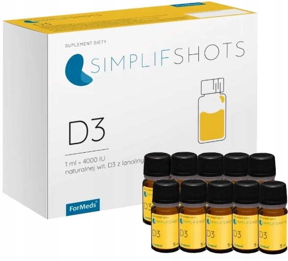SIMPLIFSHOTS witamina D3 20000 IU ForMeds 20x5ml