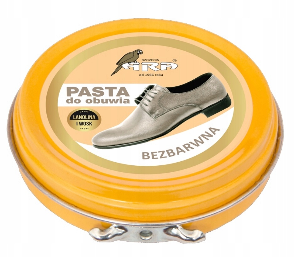 Pasta do Butów ARA 40ml Puszka BEZBARWNA