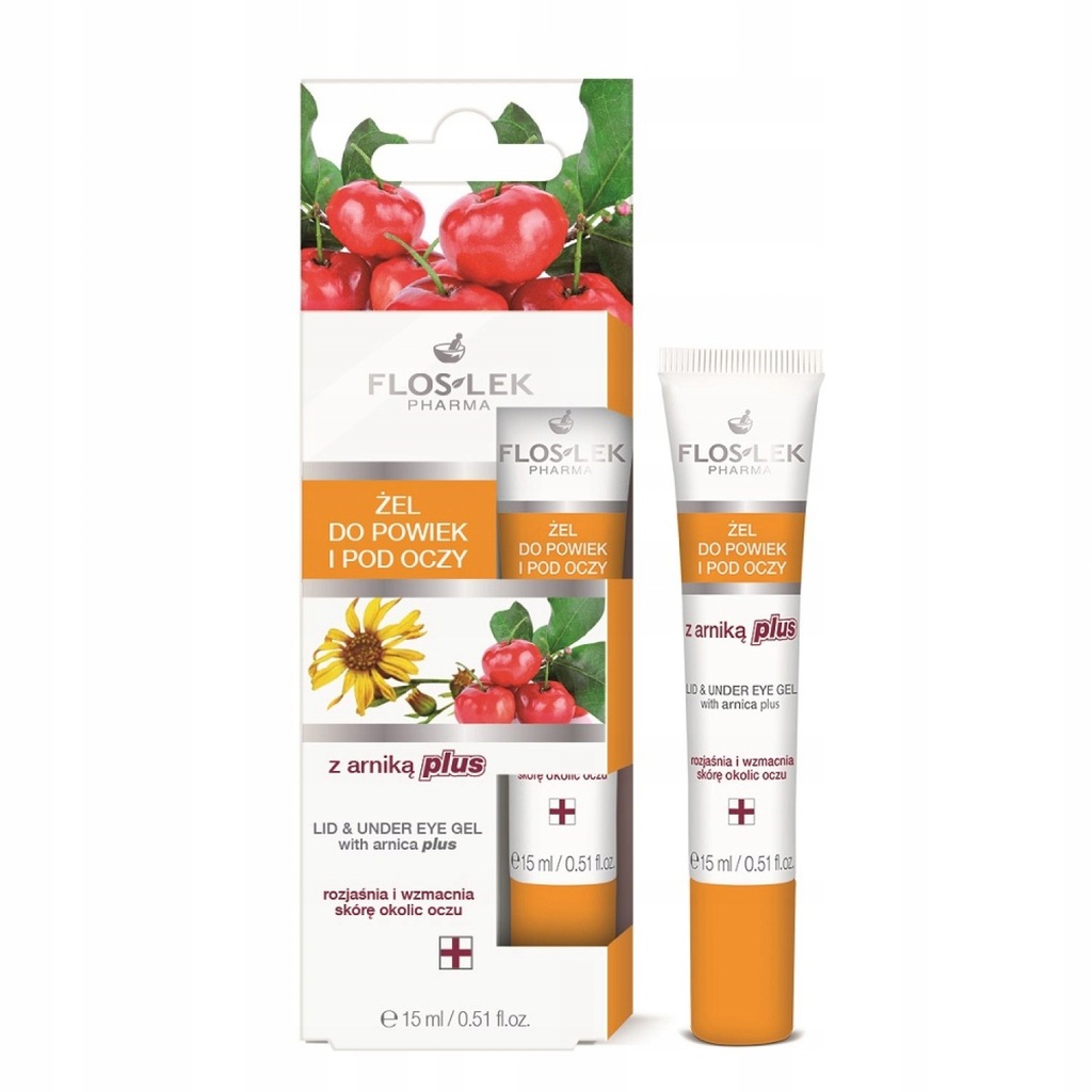 FlosLek Arnika plus żel pod oczy 15ml