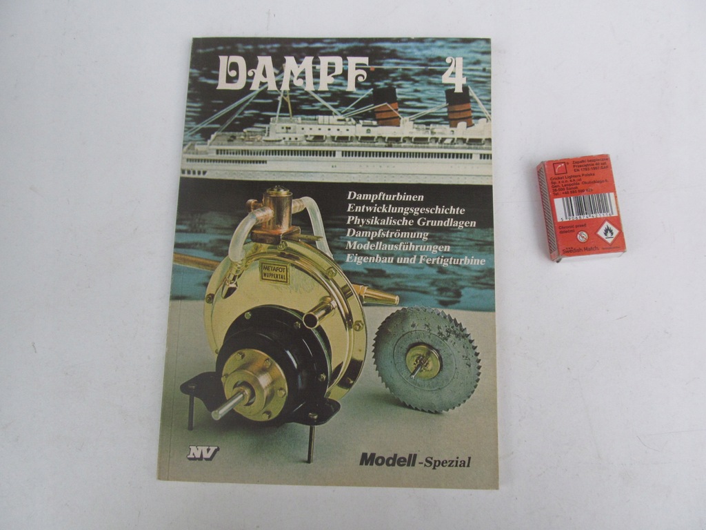 Dampf 4 (Para)-modele parowe/ turbina parowa. Czasopismo 1983 r.