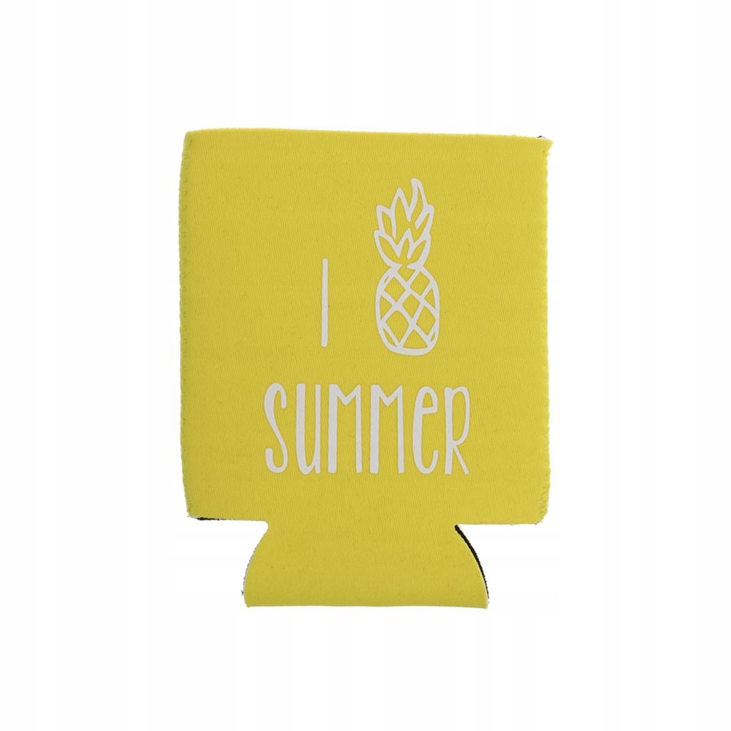 5pcs Hawaiian Beach Tropical Pineapple Summer Tin Can Cooler Sleeve Favor