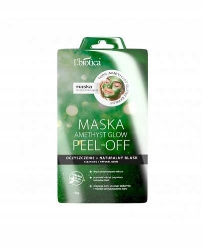 L'Biotica Maska peel-off oczyszczenie, blask 10g