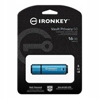 Kingston 16GB IronKey Vault Privacy 50 AES-256 Encrypted, FIPS 197