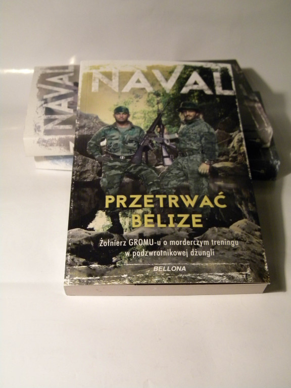 NAVAL Przetrwać Belize, z autografem!