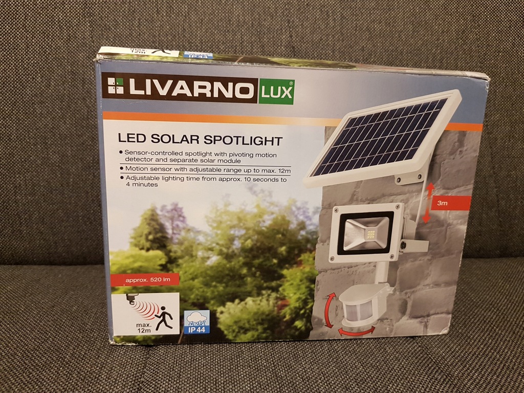 Lidl livarno lux led solar spotlight deals