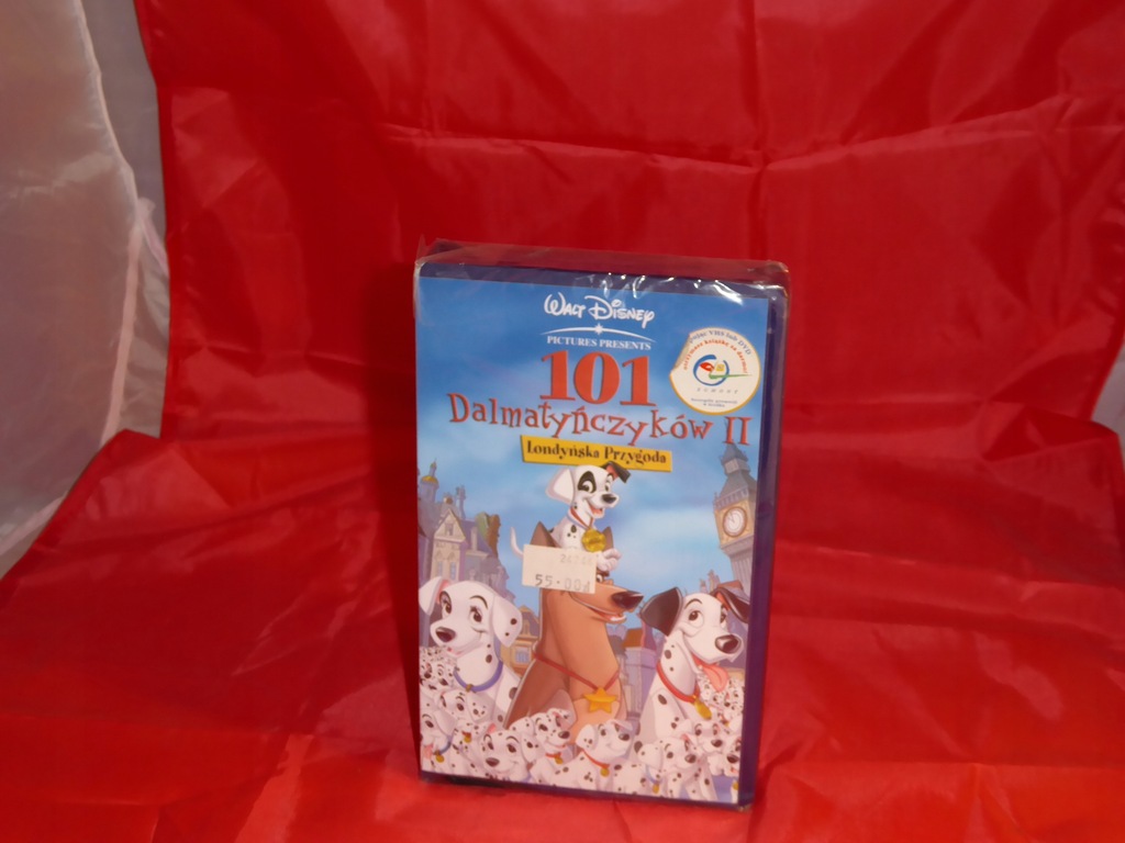 nowy film video vhs bajka 101 dalmatynczkow 2