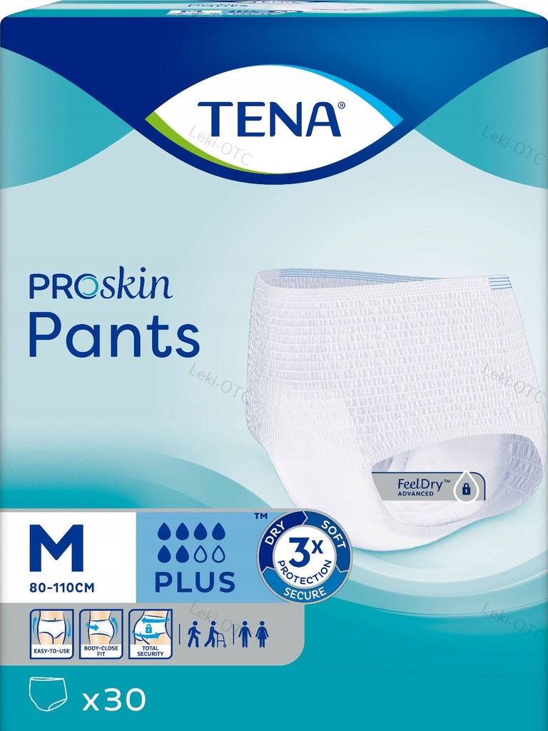 TENA PANTS PROSKIN PLUS M 30szt