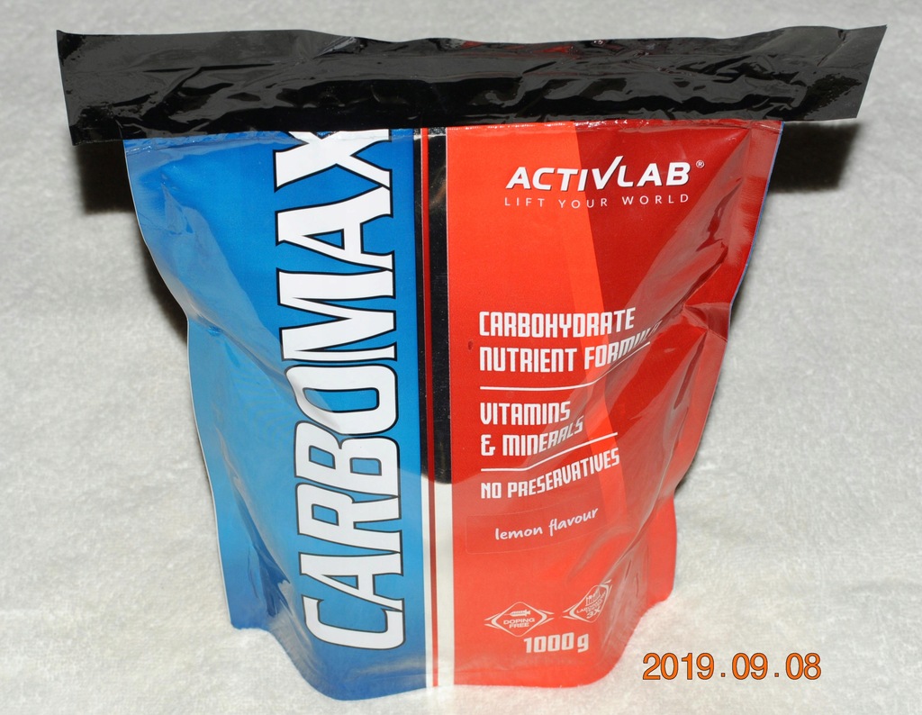 ActivLab CarboMax odżywka cytryna 0,8kg 2020-07