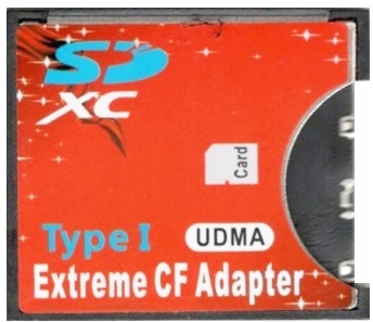 Купить Адаптер для компактной флэш-памяти SD-CF Type I SDHC SDXC: отзывы, фото, характеристики в интерне-магазине Aredi.ru