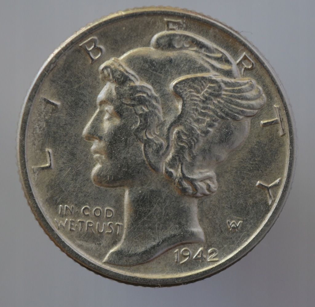 USA 10 centów 1942 Ag