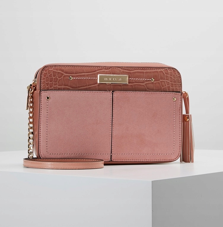 torebka river island pudrowa róż zara crossbody