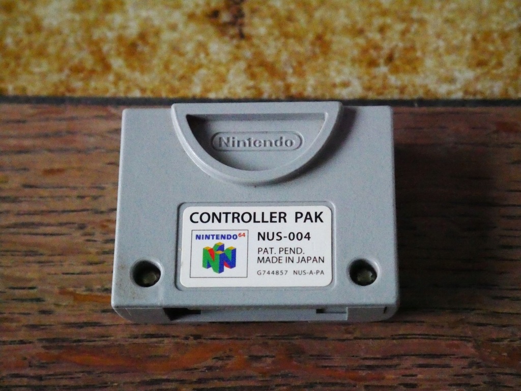 controller pak N64 pamięć nintendo