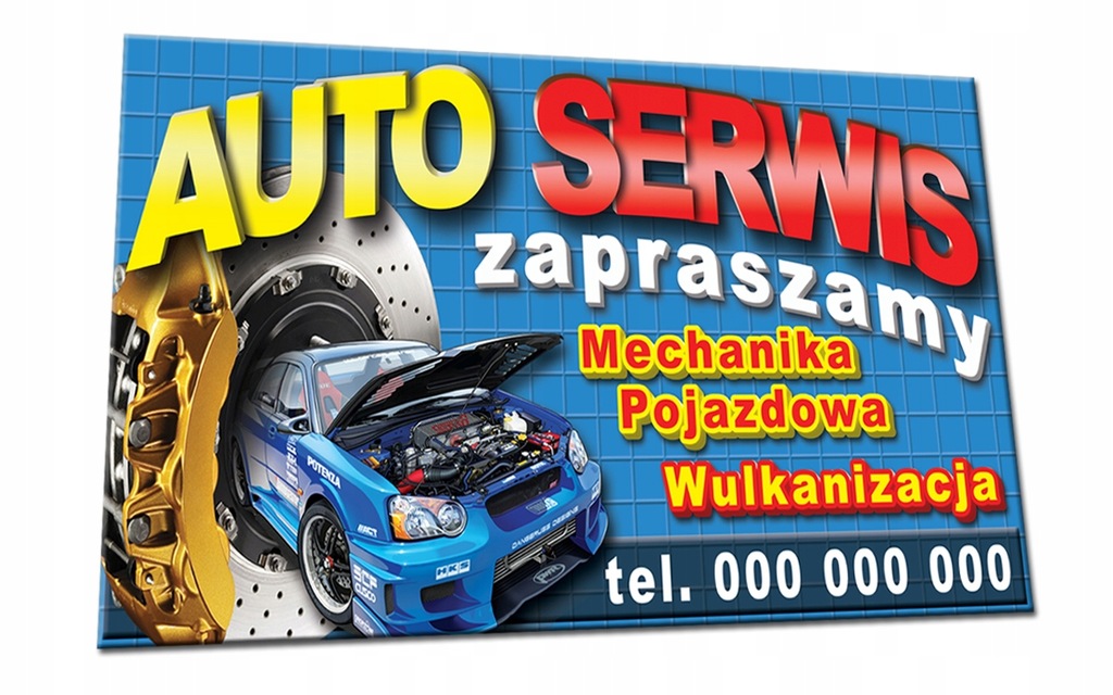 BANER 2x1 AUTO SERWIS blacharstwo lakiernictwo