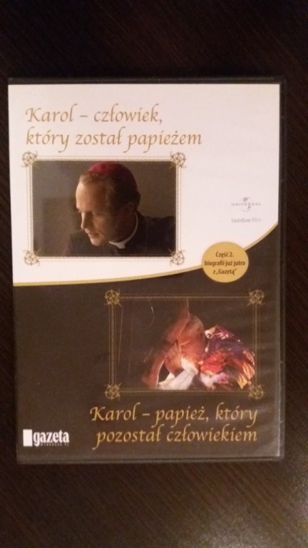 KAROL - człowiek.. i KAROL - papież.. 2 filmy DVD