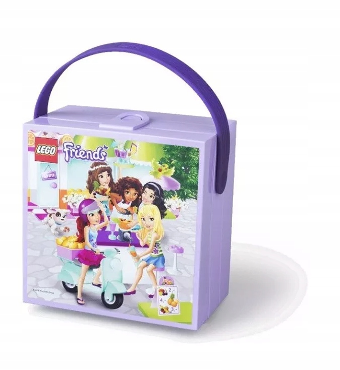 Lunch Box Friends z uchwytem + karty